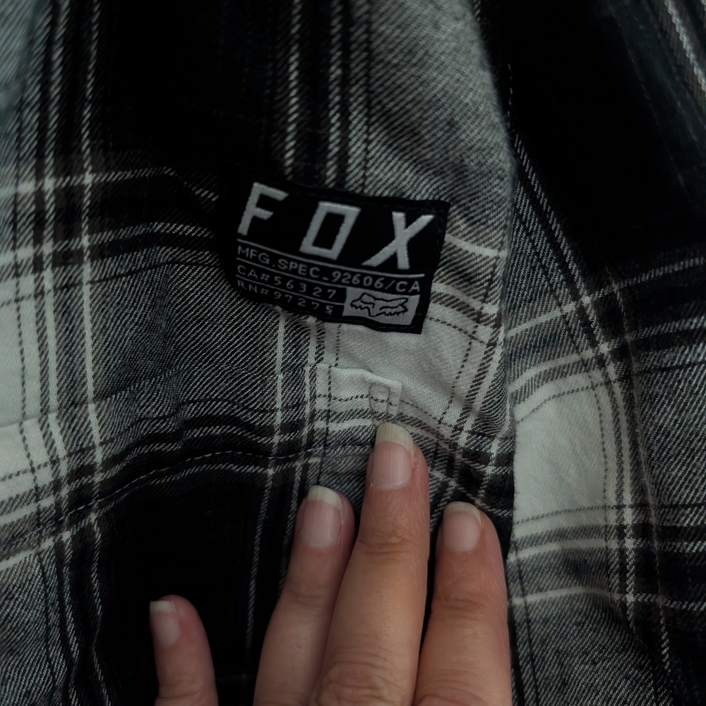 FOX RACING PLAID SHIRT - Picture 3 of 8